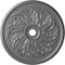 Ekena Millwork Sellek Ceiling Medallion (Fits Canopies up to 9"), Hand-Painted Platinum, 42 1/8"OD x 1 7/8"P CM42SKPLS - alternate 1